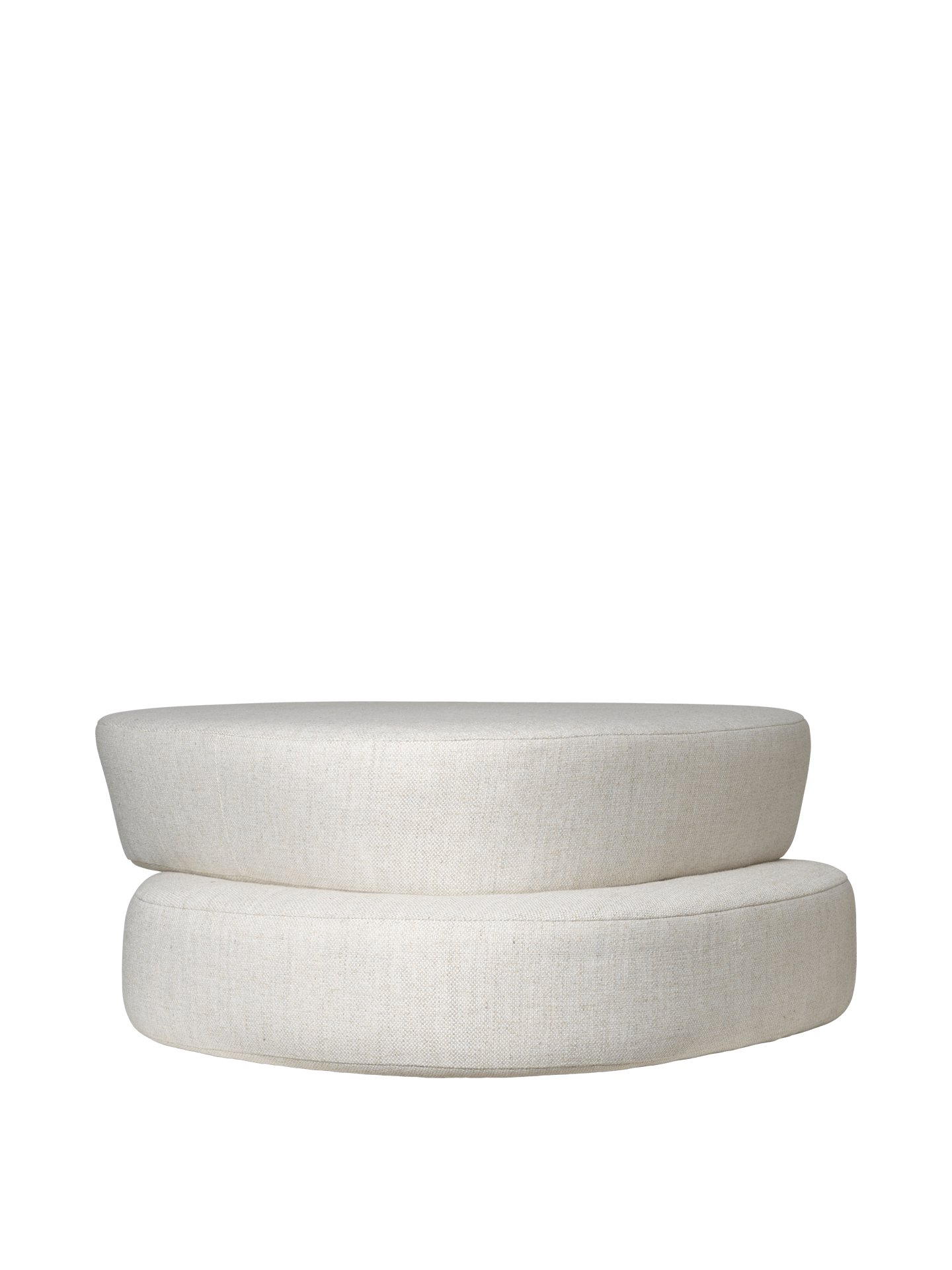 Plyo Ottoman – Basic – Gebrochenes Weiß