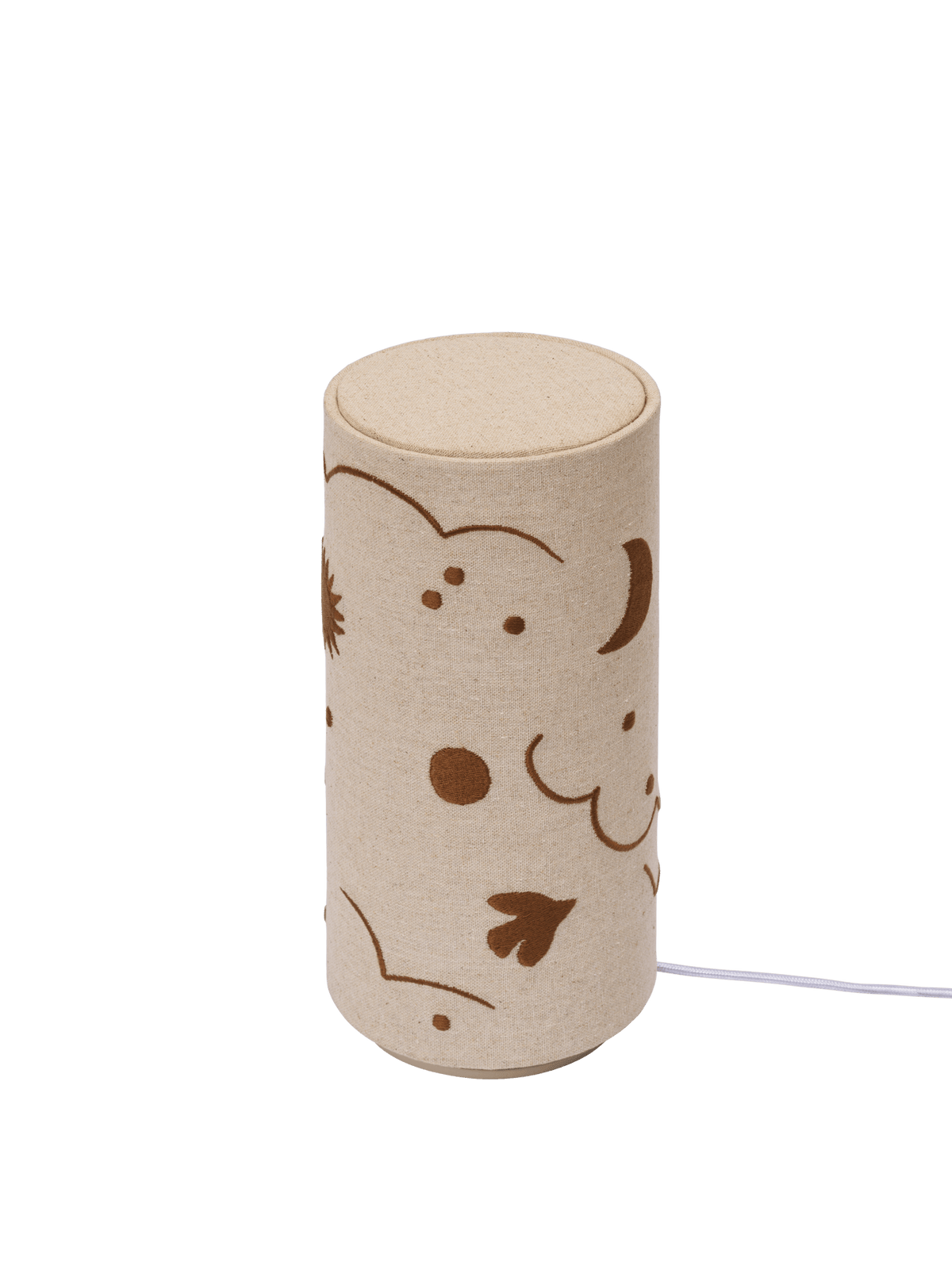 Skye Tischleuchte – Natur/Bronze