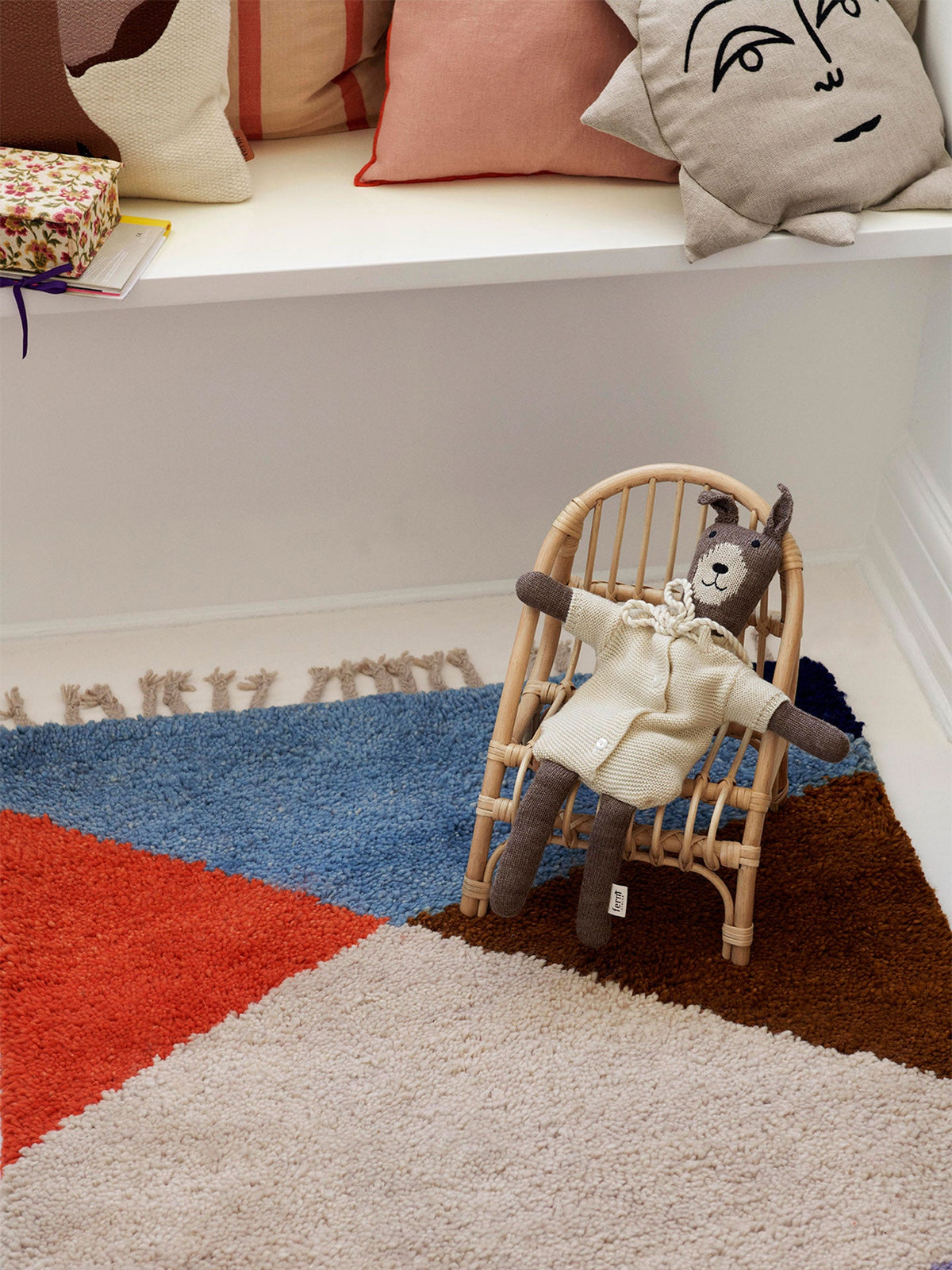 Kuku Puppenbett & Puppenstuhl - Natur - Geschenkset