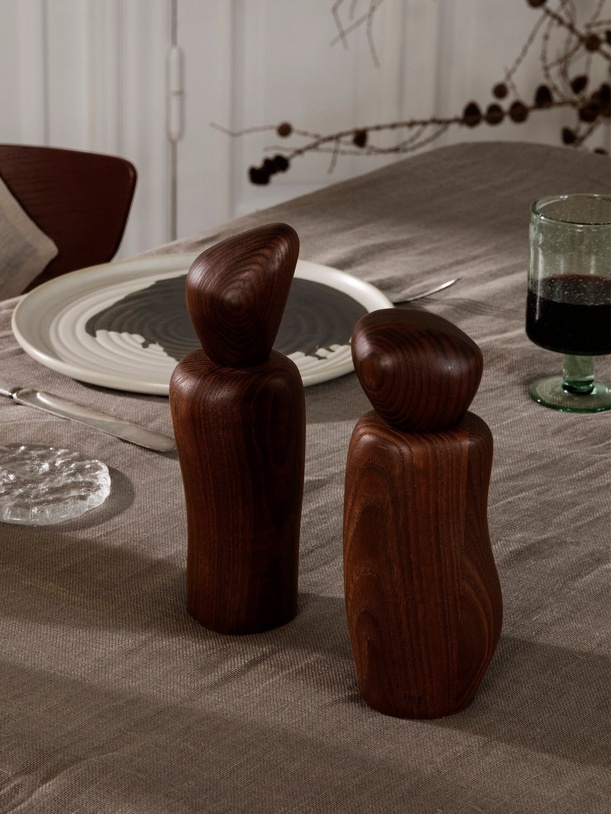 Pebble & Cairn Mühlenset Geschenkset – Dunkelbraun