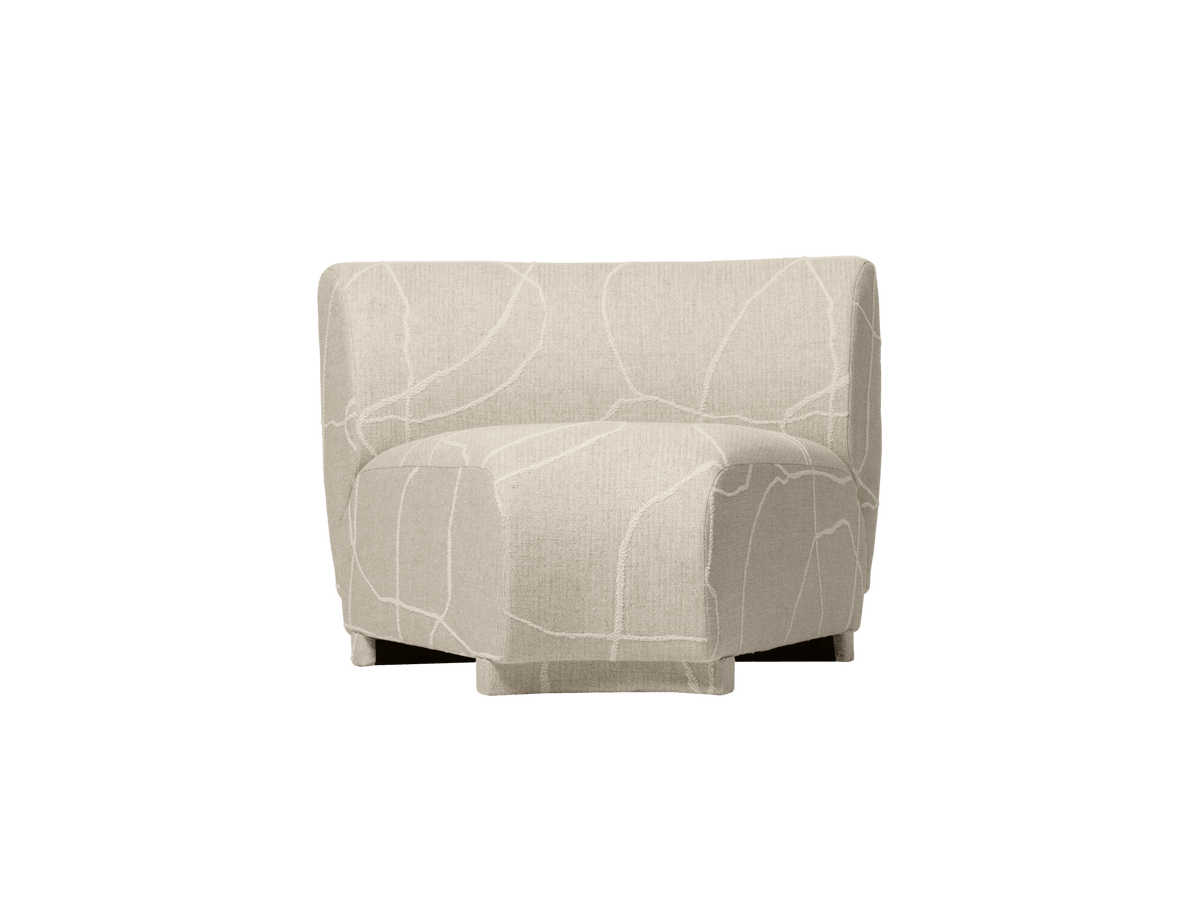 Rico Sofa Eckteil - Schmal - Can Lis - Sand/Off-White