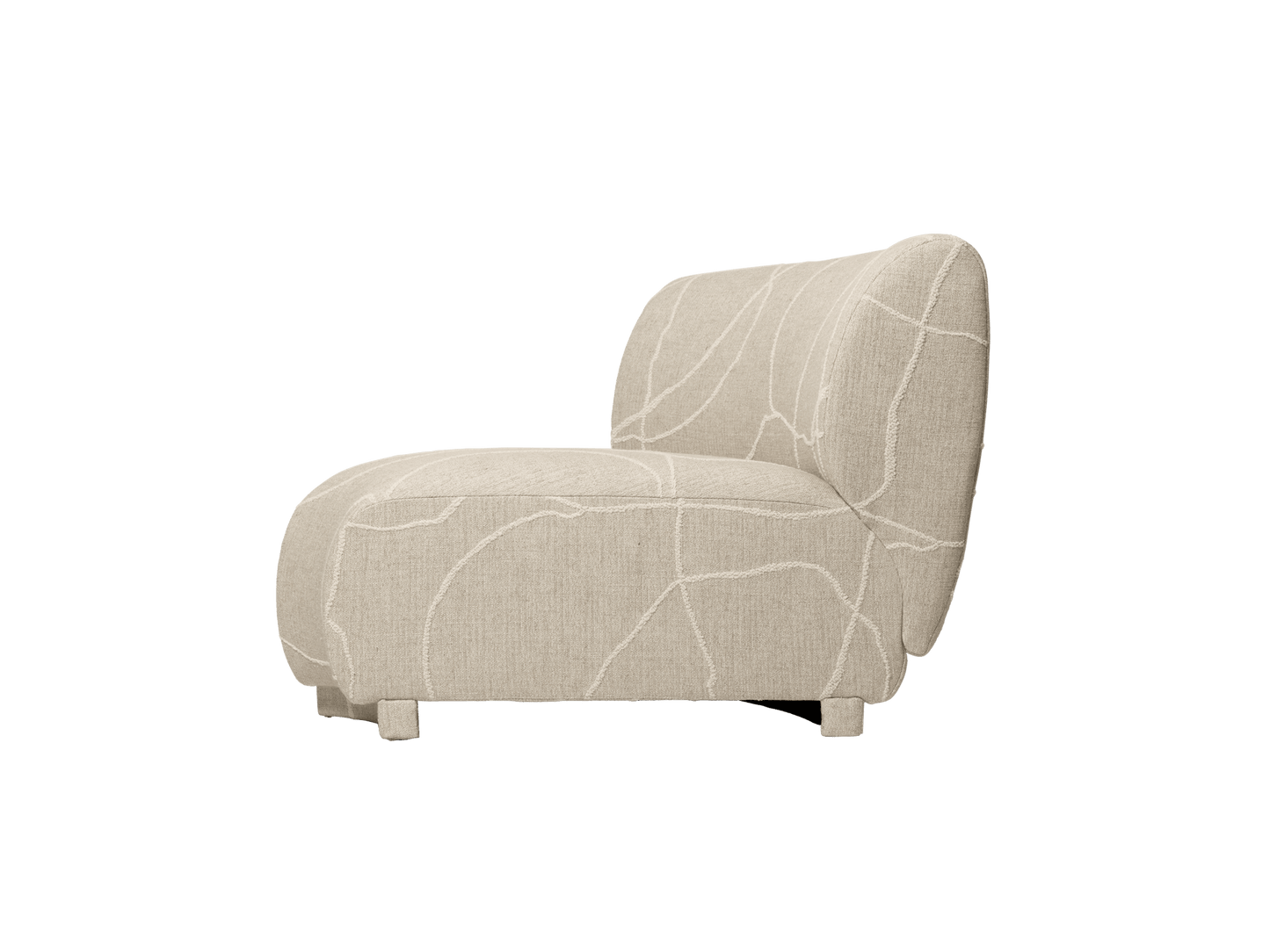 Rico Sofa Eckteil - Schmal - Can Lis - Sand/Off-White