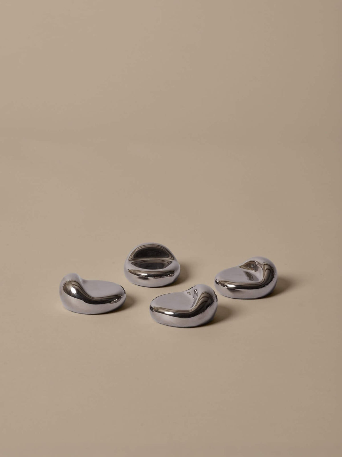 Nube Planterfüße - 4er-Set - Silber