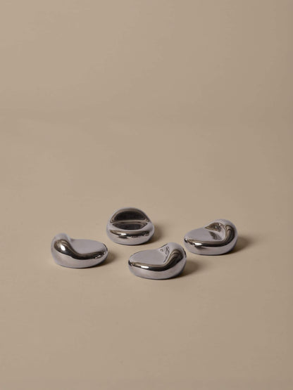 Nube Planterfüße - 4er-Set - Silber