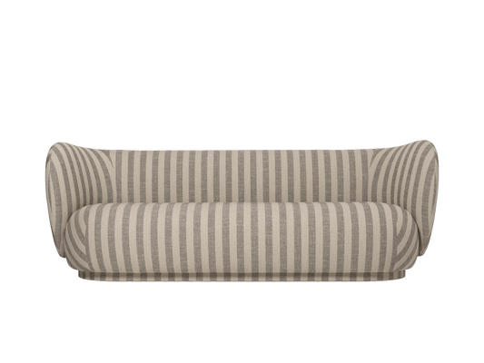 Rico Sofa 3-Sitzer – Louisiana – Sand/Off-White