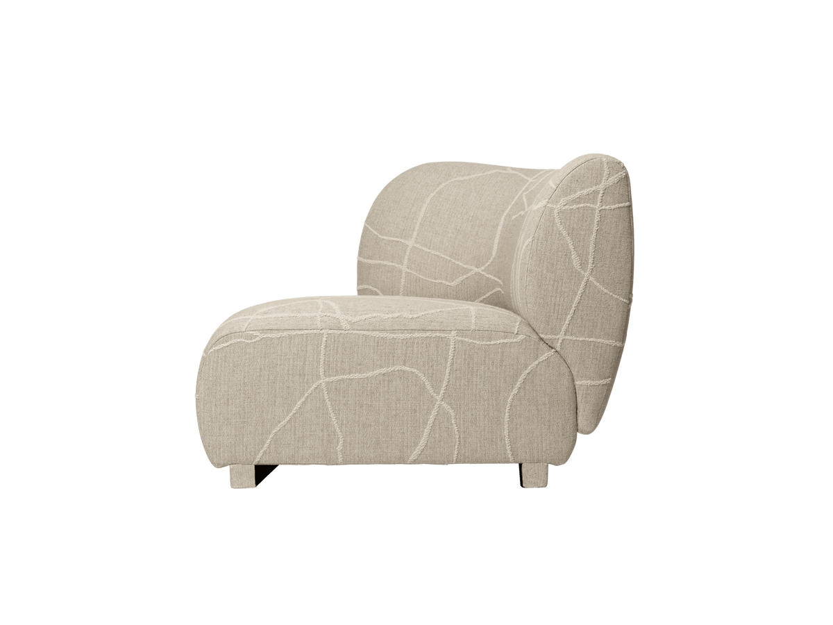 Rico Sofa Armlehne Links – Can Lis – Sand/Off-White