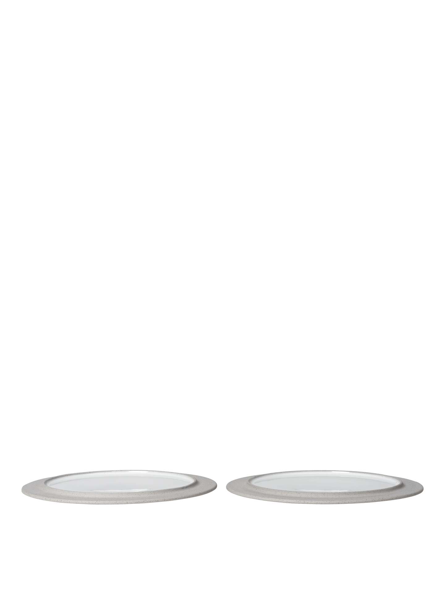 Sonae Kuchenteller - Ø25 - 2er Set - Grau/Weiß