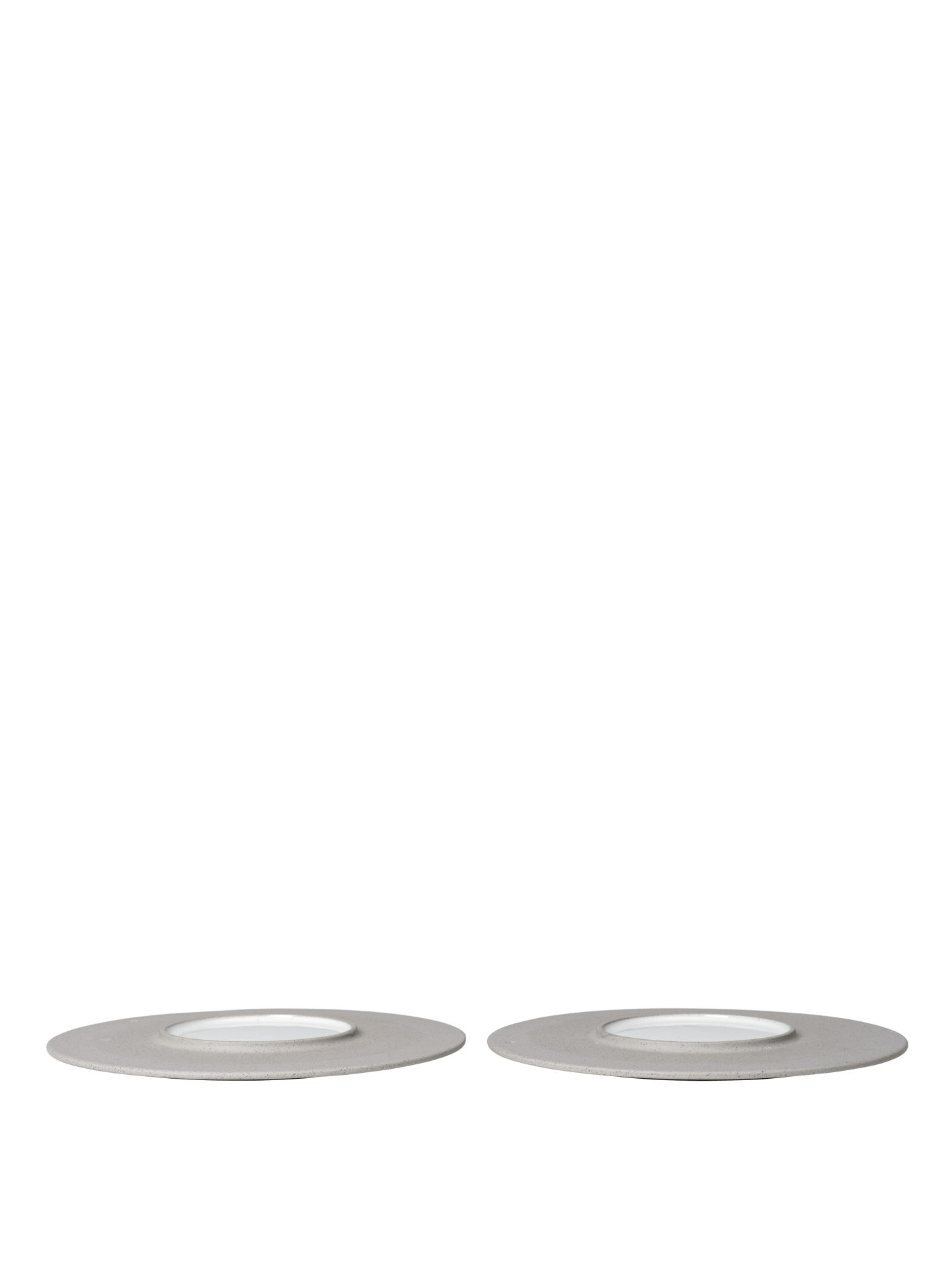Sonae Kuchenteller - Ø25 - 2er Set - Grau/Weiß