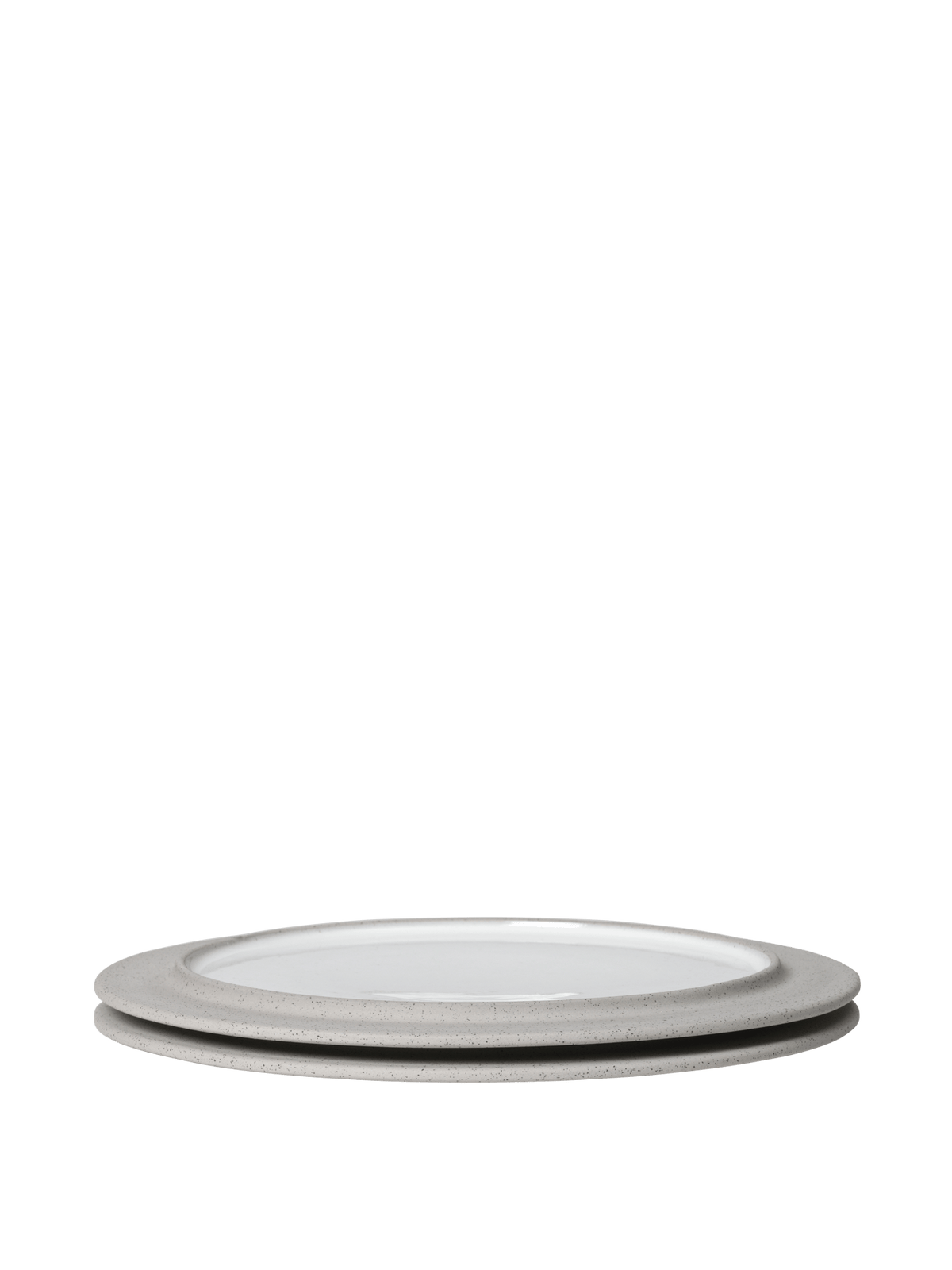 Sonae Kuchenteller - Ø25 - 2er Set - Grau/Weiß