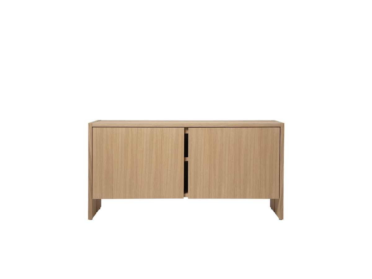 Pakethallenschrank - Niedrig - Natureiche