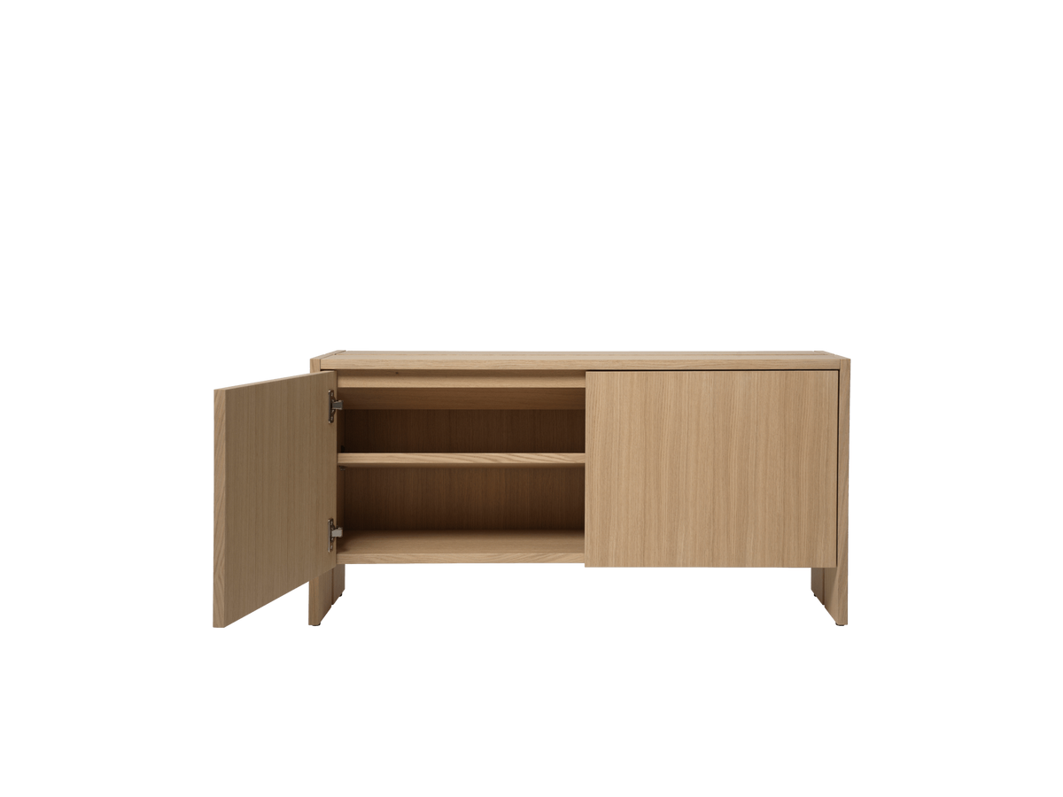 Pakethallenschrank - Niedrig - Natureiche