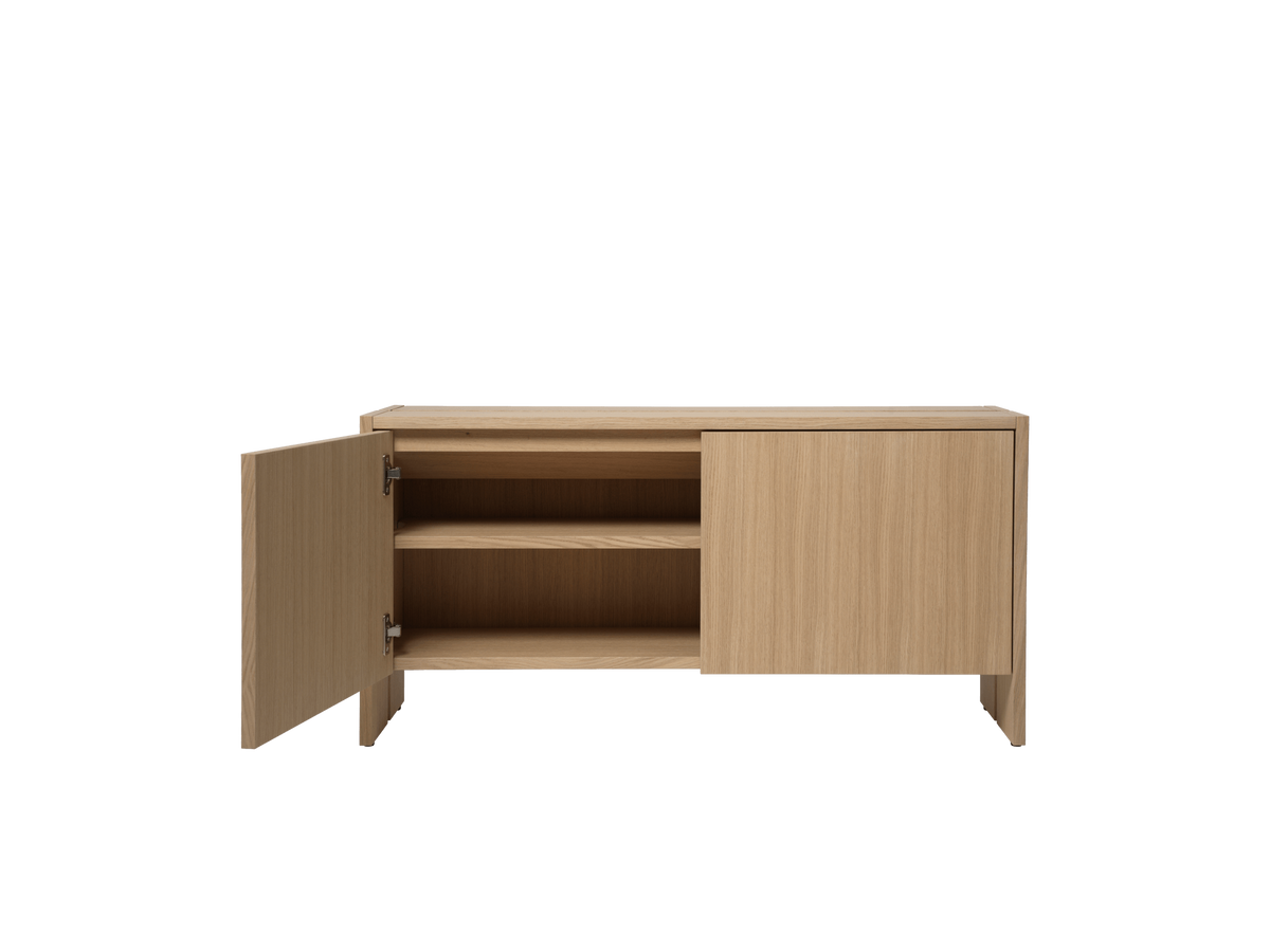 Pakethallenschrank - Niedrig - Natureiche