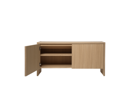 Pakethallenschrank - Niedrig - Natureiche