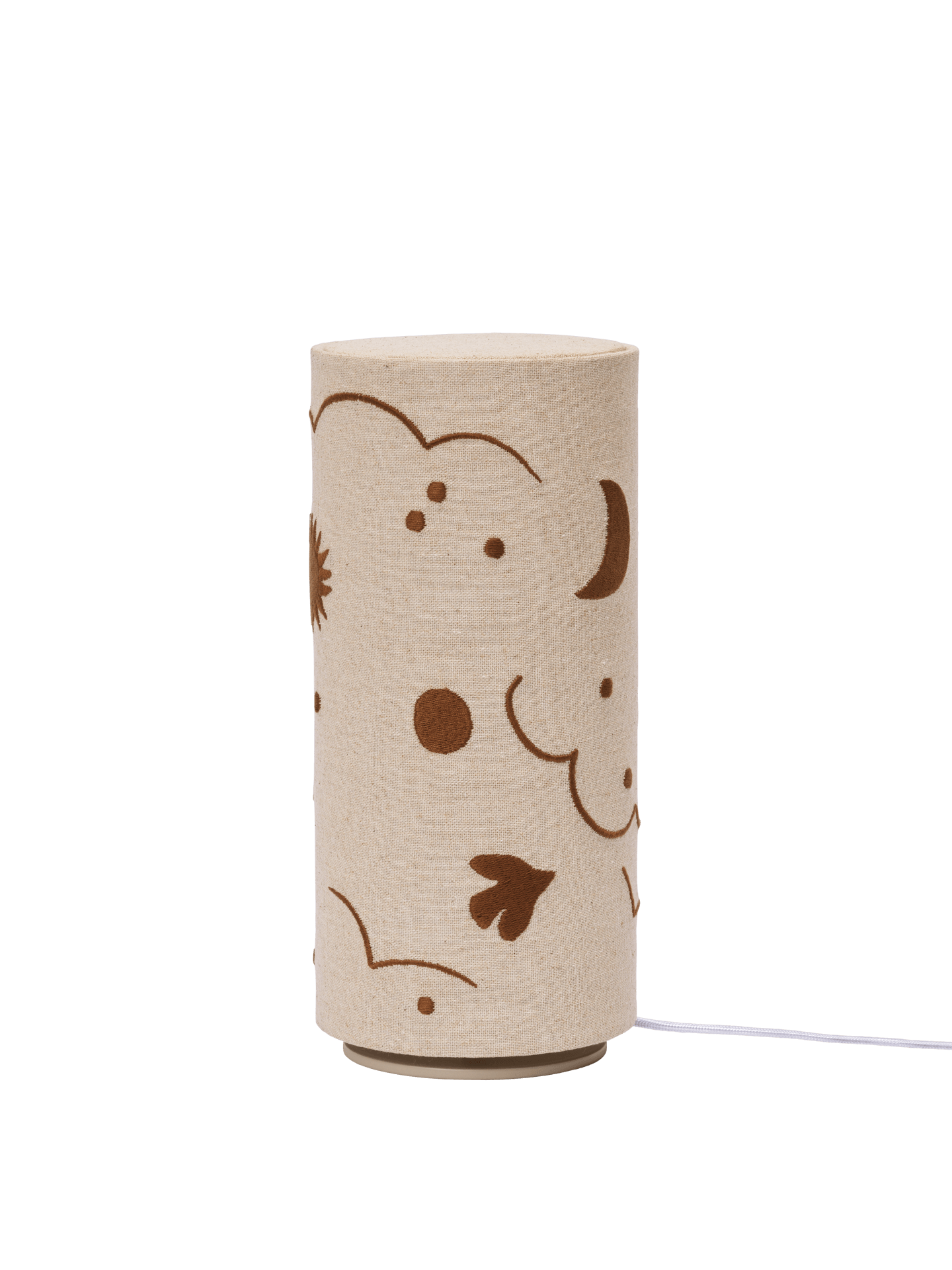 Skye Tischleuchte – Natur/Bronze