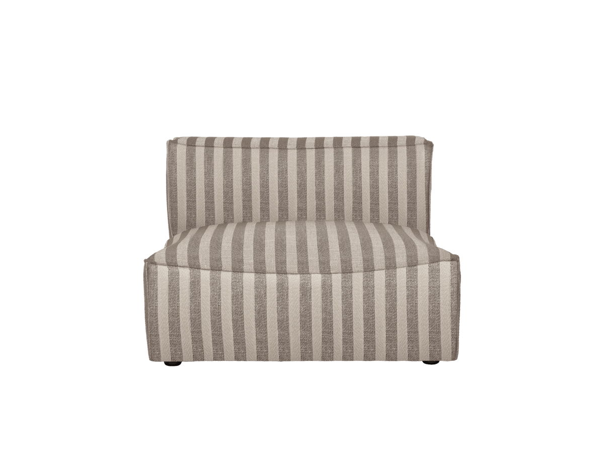 Catena Sofa Center L100 - Louisiana - Sand/Off-White