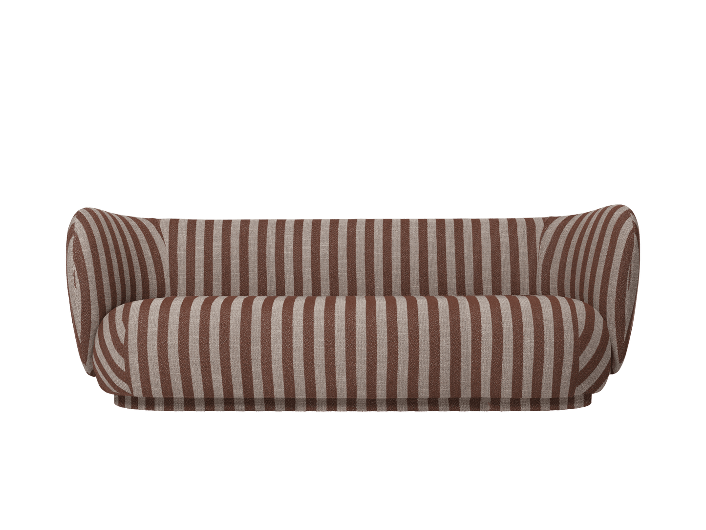 Rico Sofa 3-Sitzer - Louisiana - Sand/Chocolate