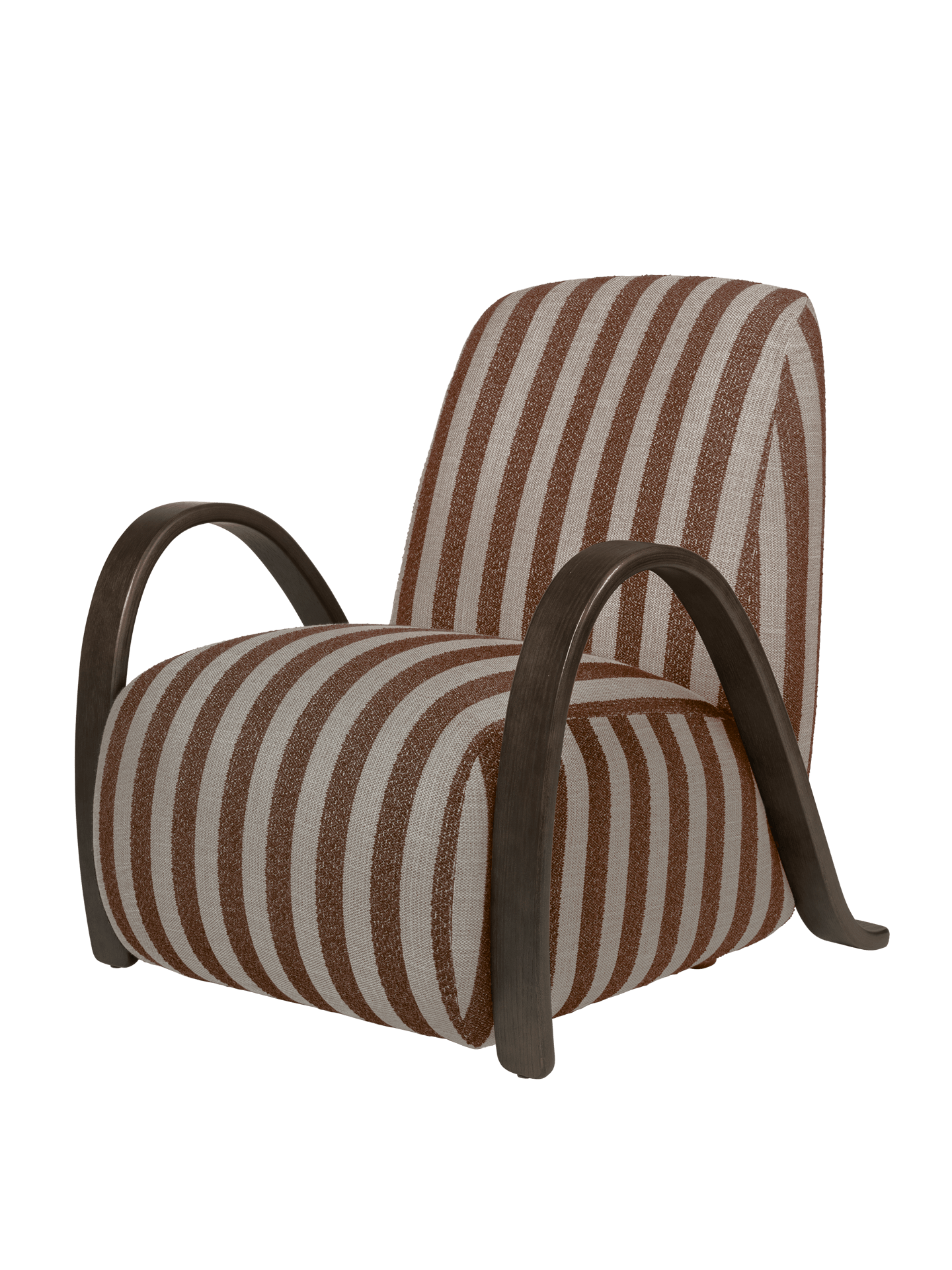 Buur Lounge Chair – Louisiana – Sand/Chocolate