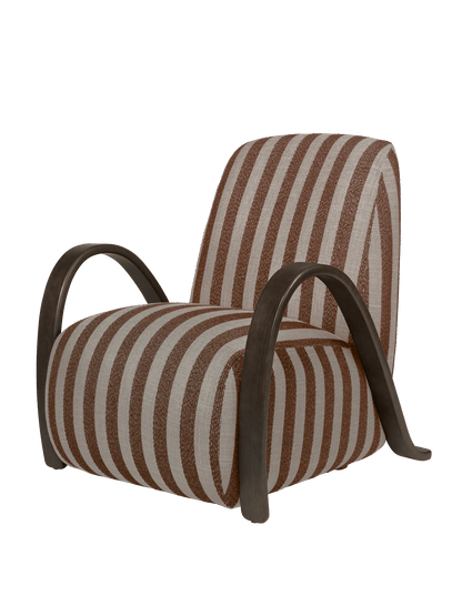 Buur Lounge Chair – Louisiana – Sand/Chocolate