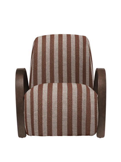 Buur Lounge Chair – Louisiana – Sand/Chocolate