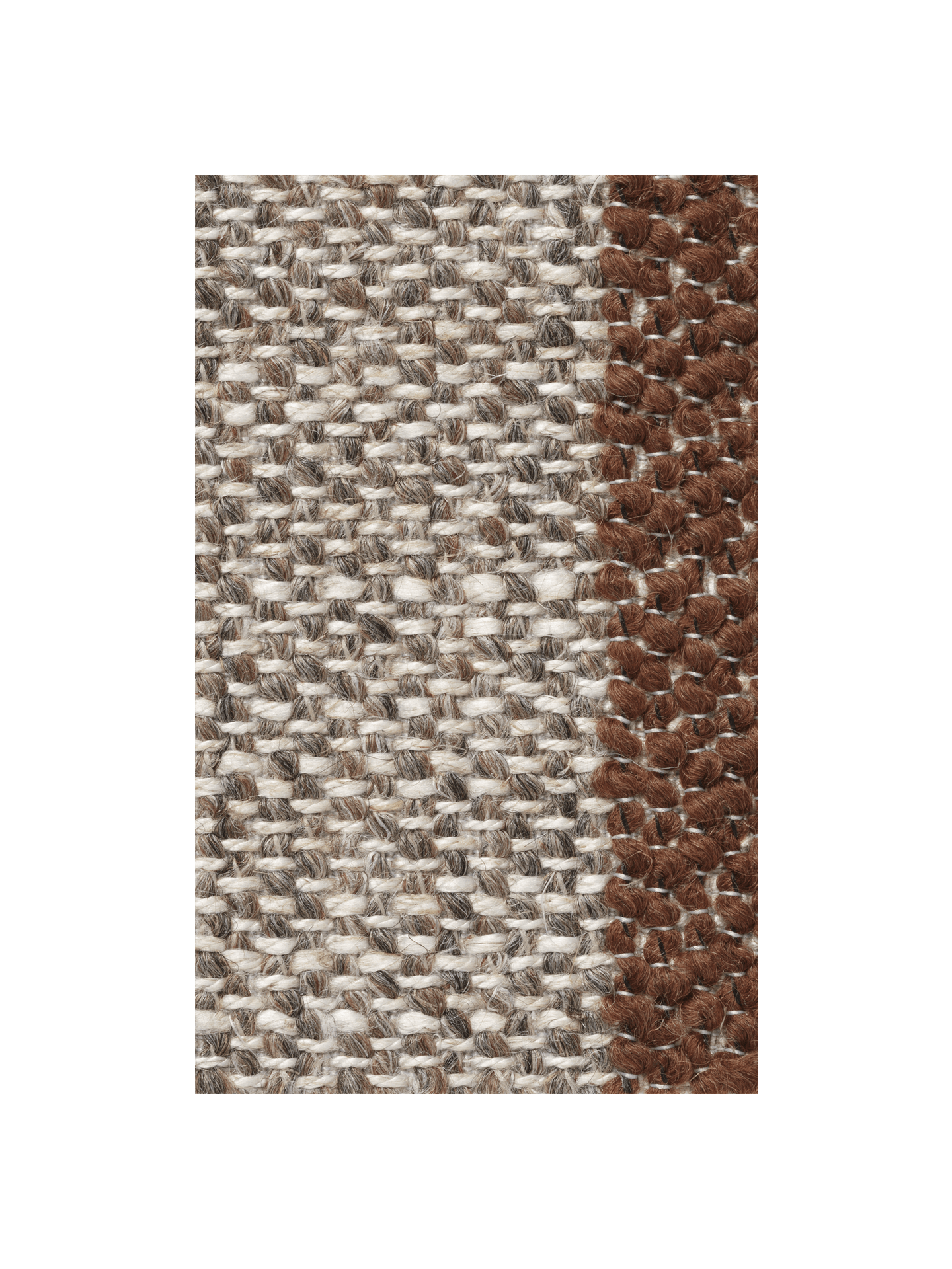 Stoffmuster - Louisiana - Sand/Chocolate
