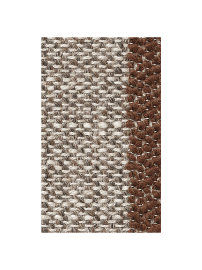 Stoffmuster - Louisiana - Sand/Chocolate