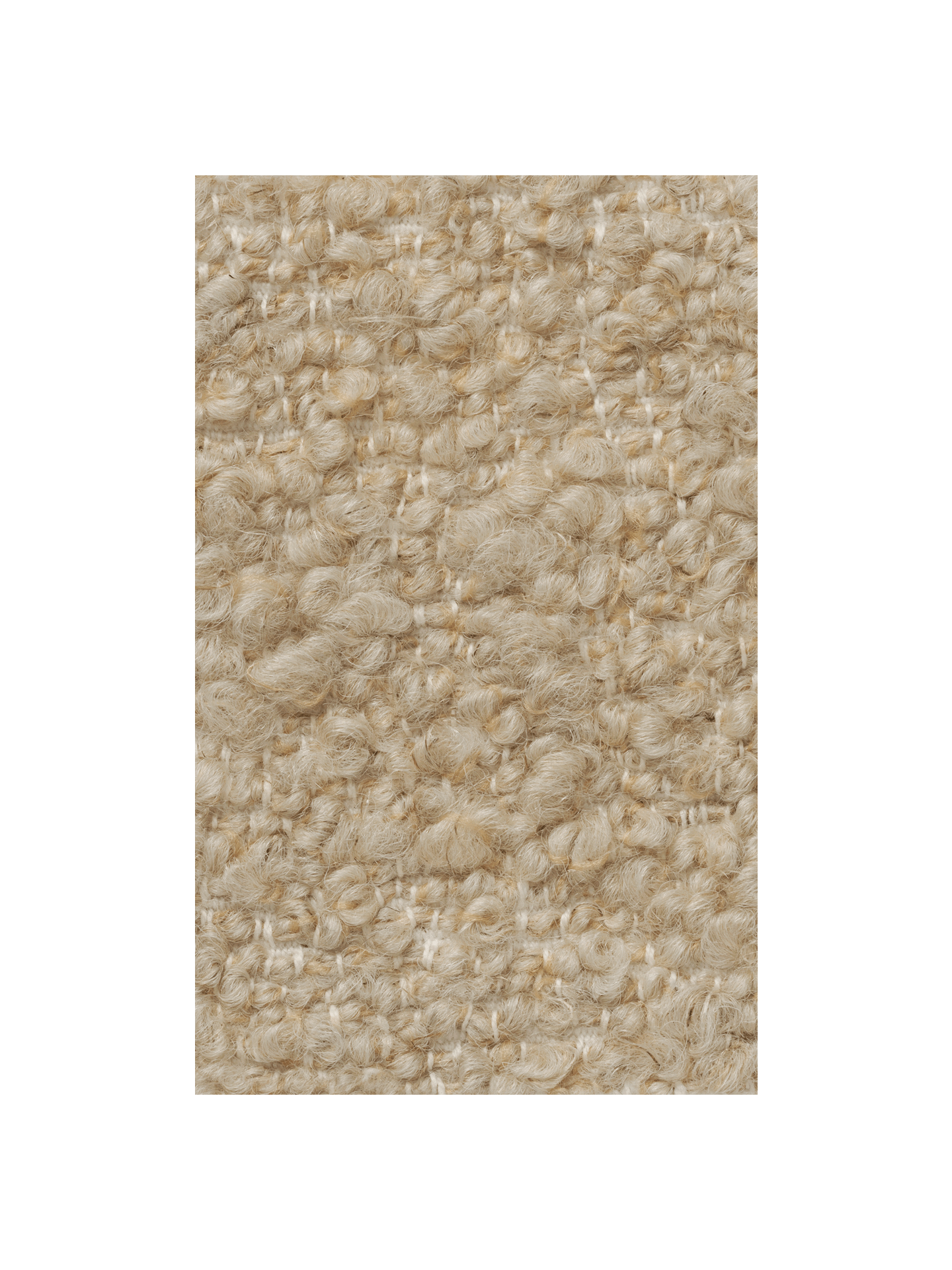 Stoffmuster - Raw Bouclé - Natur