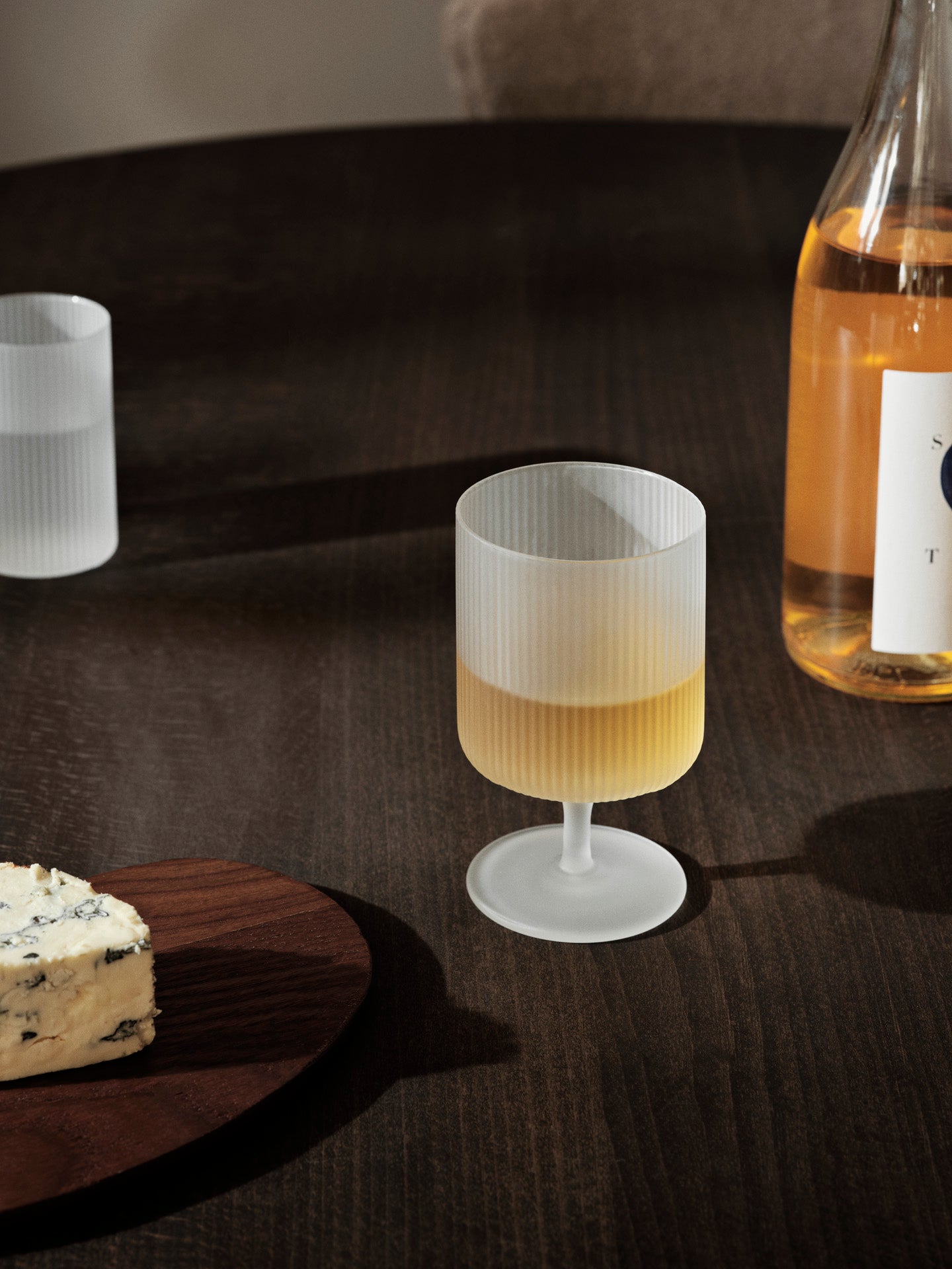 Ripple Weinkaraffe & Weingläser – 2er Set – Geschenkset – Mattiert