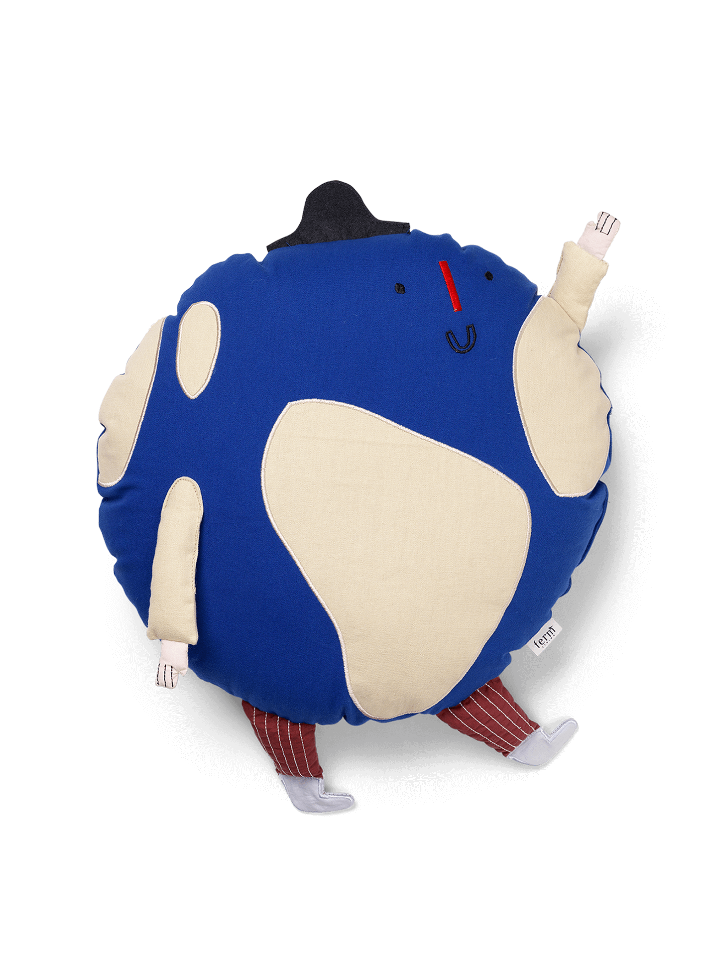 World Cushion - Hellblau