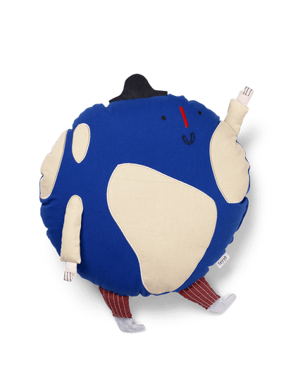 World Cushion - Hellblau
