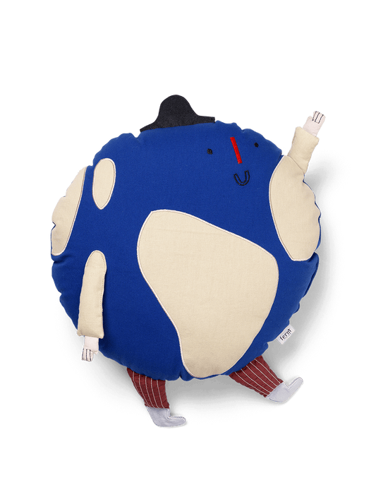 World Cushion - Hellblau