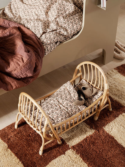 Kuku Puppenbett & Puppenstuhl - Natur - Geschenkset