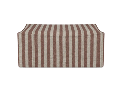Catena Pouf Rechteckig S501 - Louisiana - Sand/Schokolade