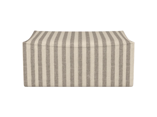 Catena Pouf Rechteckig S501 - Louisiana - Sand/Off-White