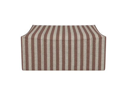 Catena Pouf Square S500 - Louisiana - Sand/Schokolade