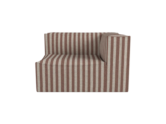 Catena Sofa Armlehne rechts S401 – Louisiana – Sand/Chocolate