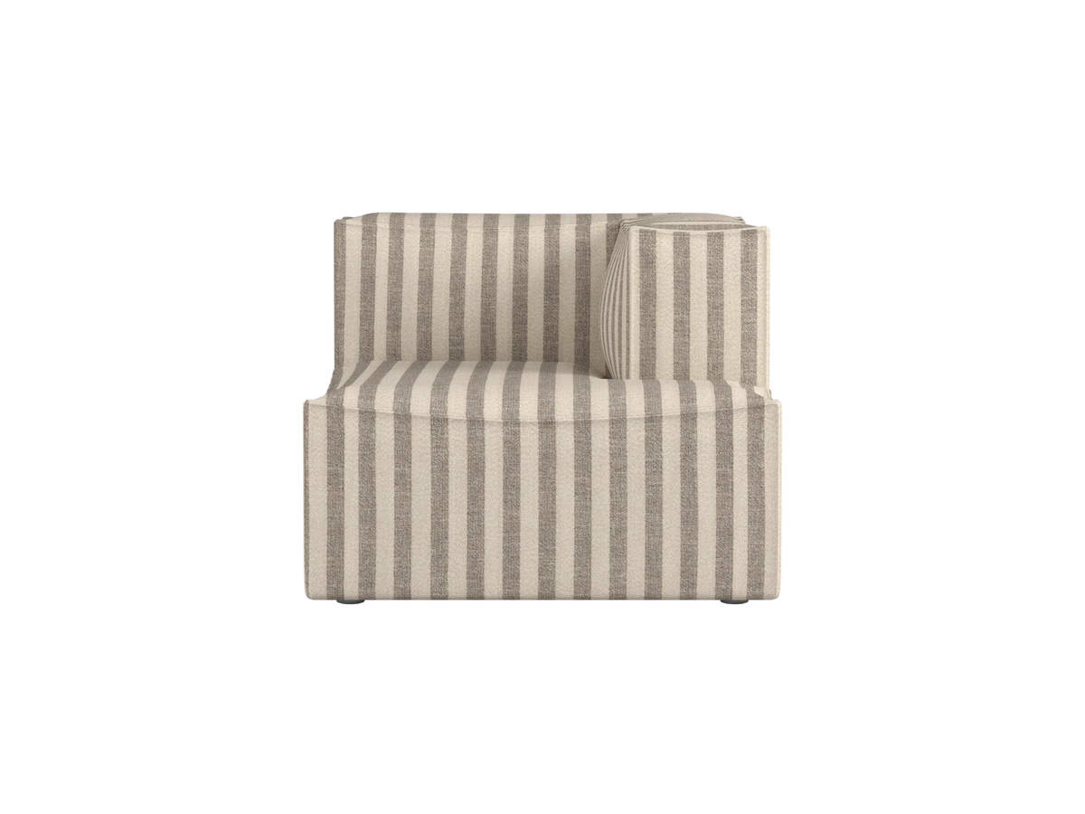 Catena Sofa Chaise Longue rechts S601 – Louisiana – Sand/Off-White
