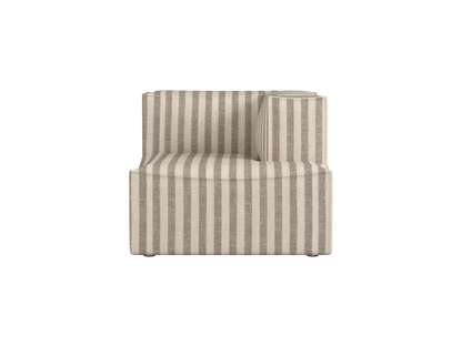 Catena Sofa Chaise Longue rechts S601 – Louisiana – Sand/Off-White