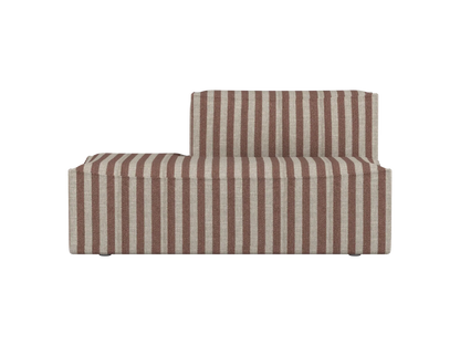 Catena Sofa Offenes Ende Links S300 - Louisiana - Sand/Schokolade