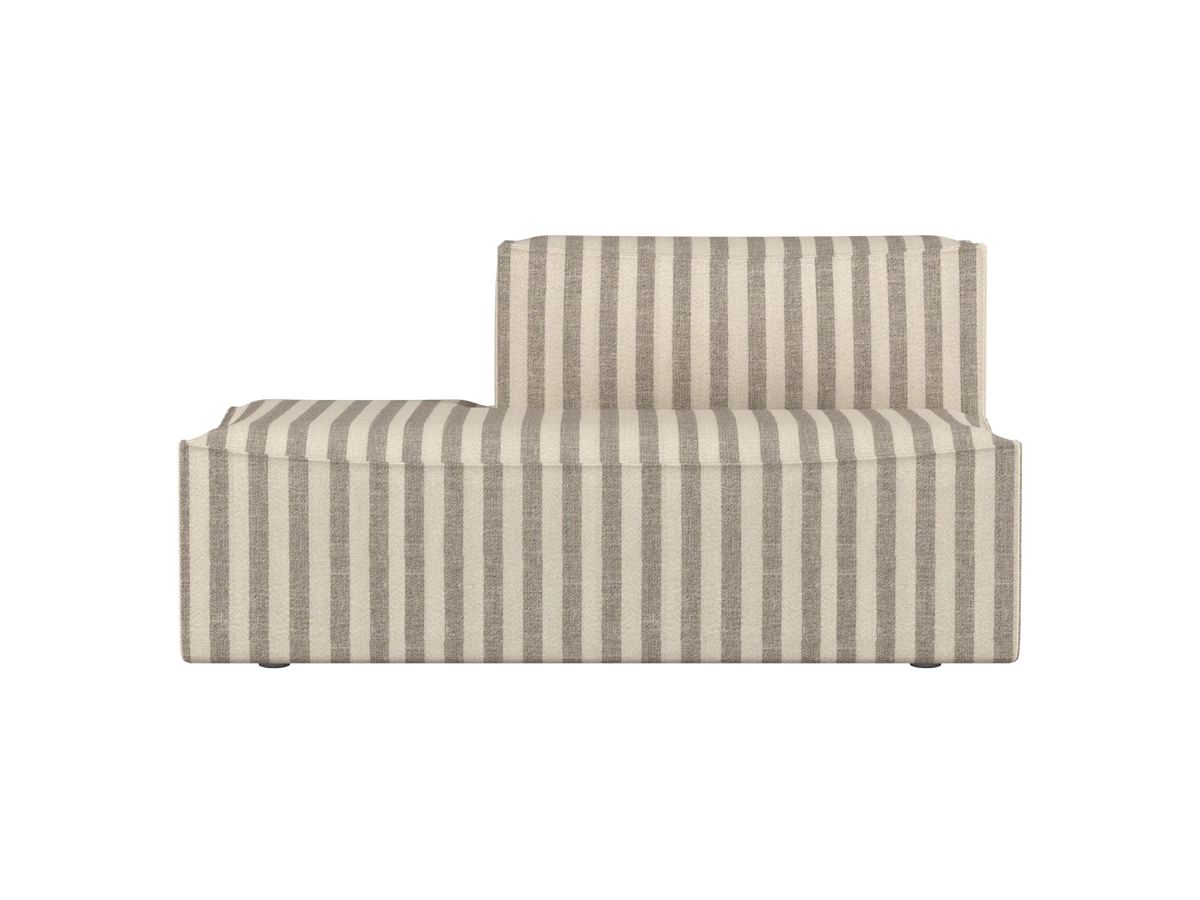 Catena Sofa Offenes Ende Links S300 - Louisiana - Sand/Cremeweiß