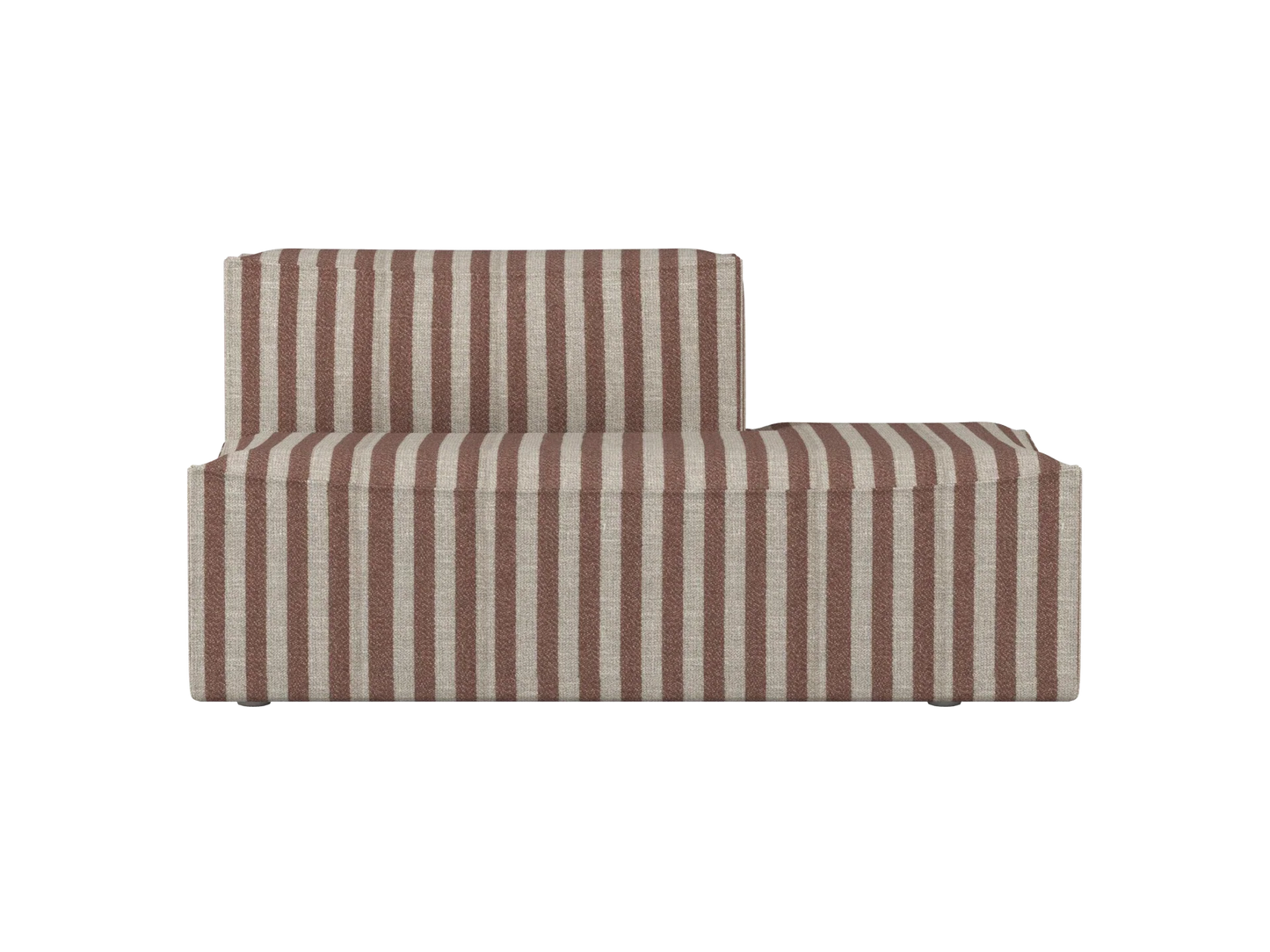 Catena Sofa mit offener Seite rechts S301 - Louisiana - Sand/Chocolate