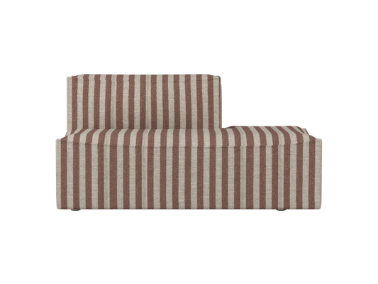 Catena Sofa mit offener Seite rechts S301 - Louisiana - Sand/Chocolate
