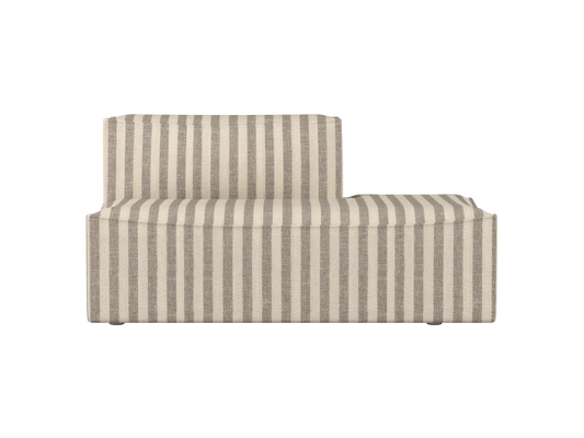 Catena Sofa Open End Rechts S301 - Louisiana - Sand/Off-White
