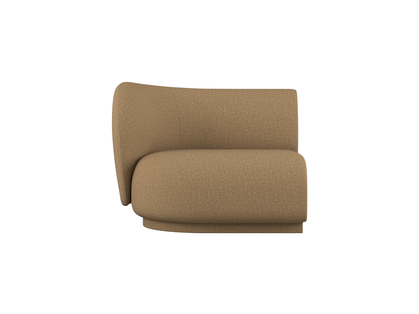 Rico Sofa Armlehne links - Raw Bouclé - Tan