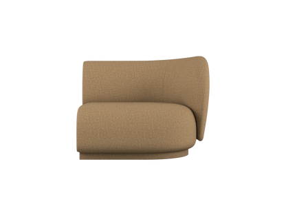 Rico Sofa Armlehne Rechts – Roh-Bouclé – Hellbraun