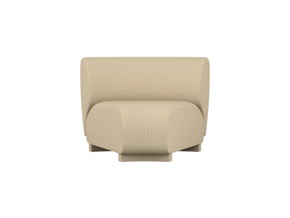 Rico Sofa Eckteil – schmal – Raw Bouclé – Natur